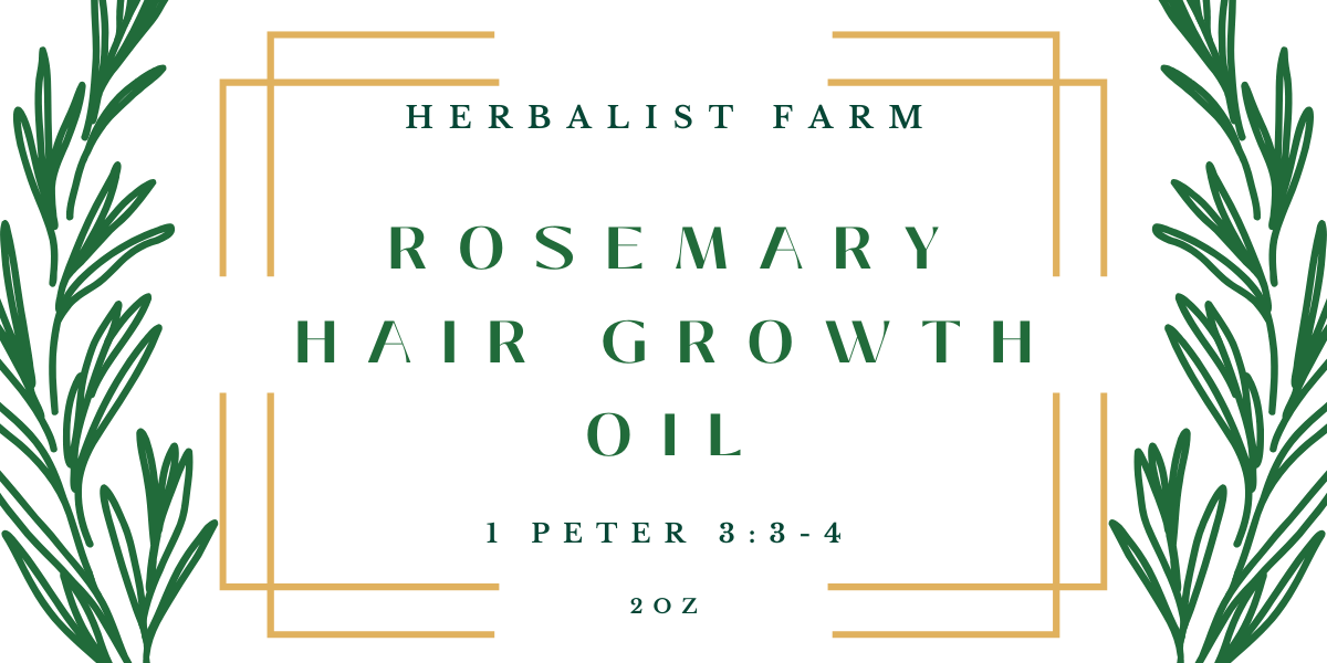 Organic Rosemary Serum (Hair Growth & Strengthening)