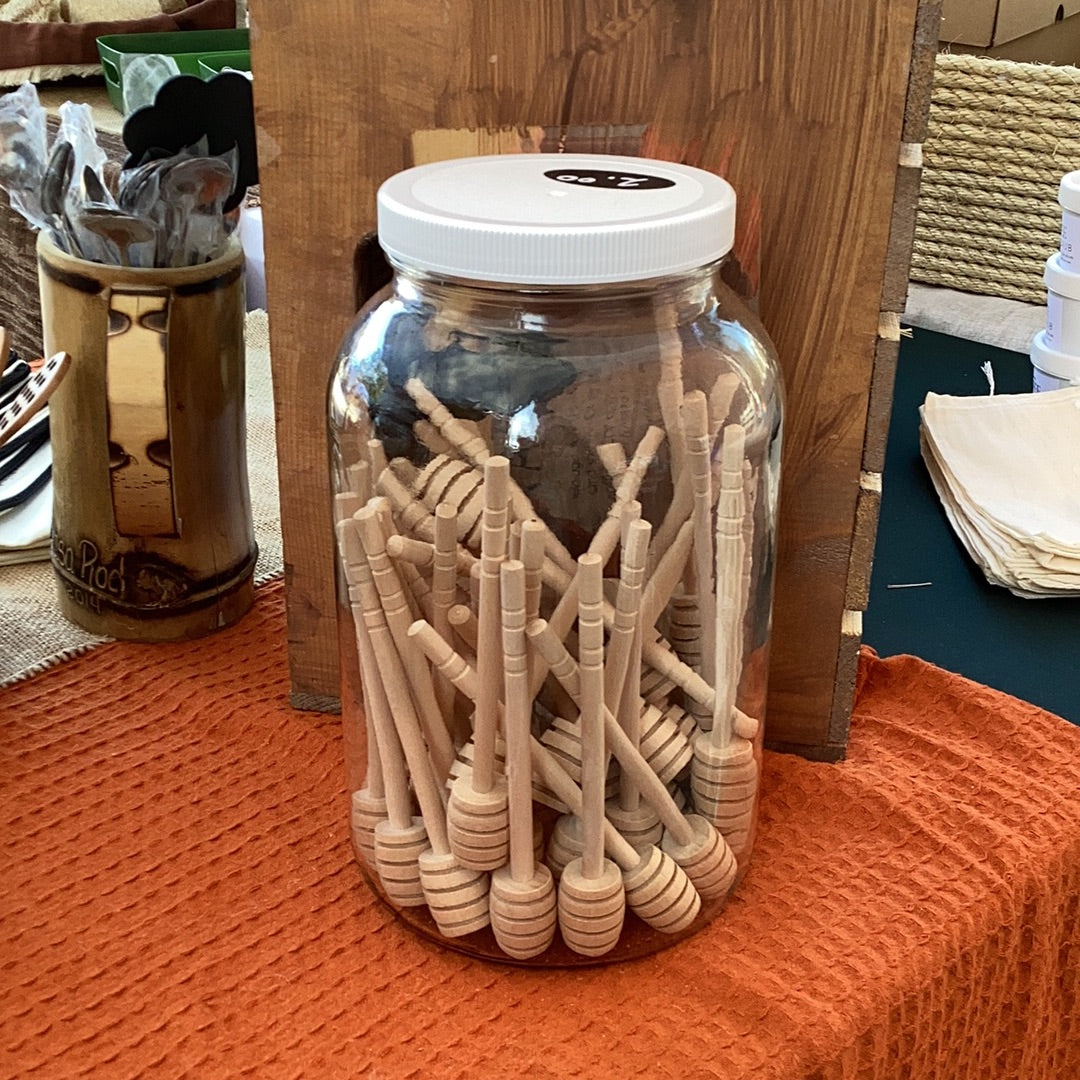 Wooden Honey Dipper