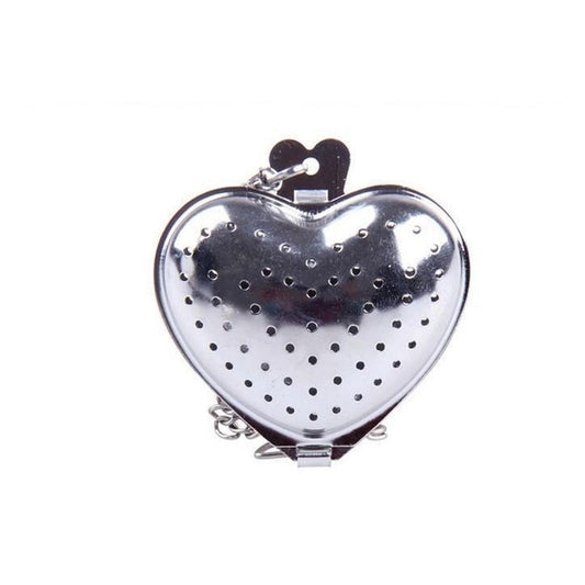 Heart Shaped Loose Leaf Strainer-Stainless Steel