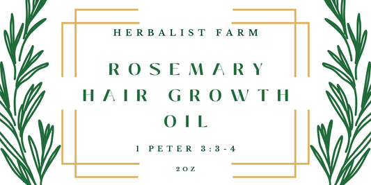 Organic Rosemary Serum (Hair Growth & Strengthening)